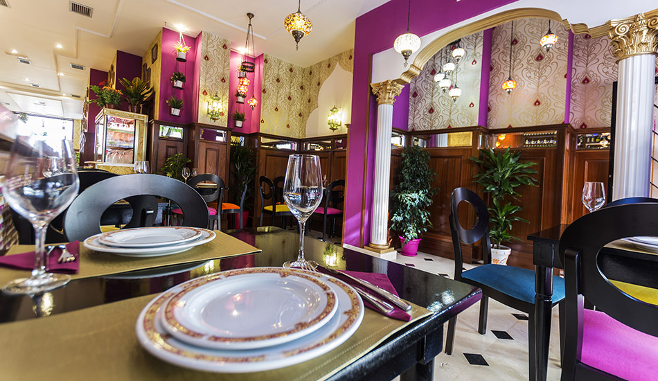 Purnima, uno de los restaurantes Indios más reconocidos de Madrid. 