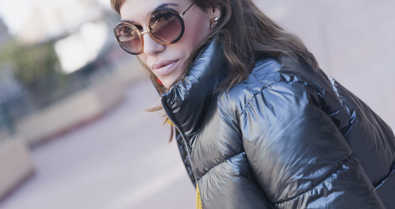 Bárbara Crespo street style. Puffy jacket/Plumas: Kiabi. Trendy outfit