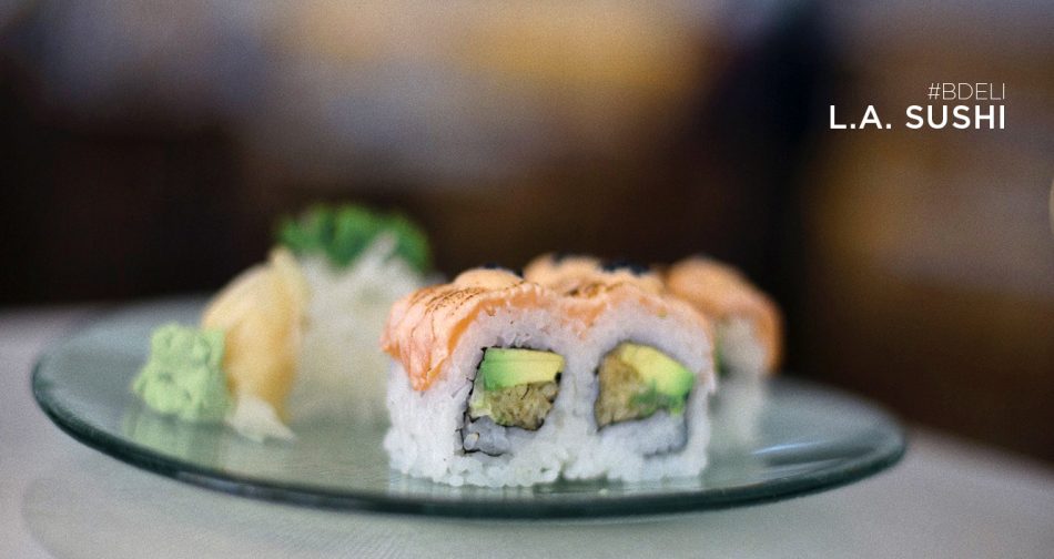 L.A. Sushi, un restaurante fusión donde los sabores de España, Japón y Latinoamérica están presentes. L.A. Sushi es California con rolls, sushi, niguiri... versionados,  gyozas artesanas hechas a mano y baos diferentes como el de carrillera pibil o de panceta ibérica.